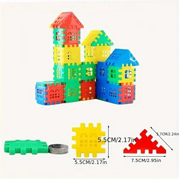 Yuvia™ Puzzle Şehri Yapı Oyuncakları