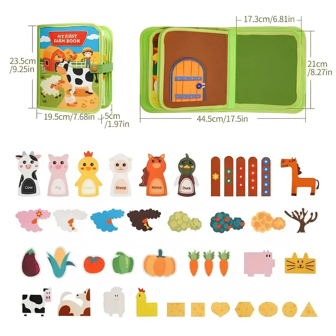 Yuvia™ Eğitici Montessori Çiftlik Hikayesi Kitabı