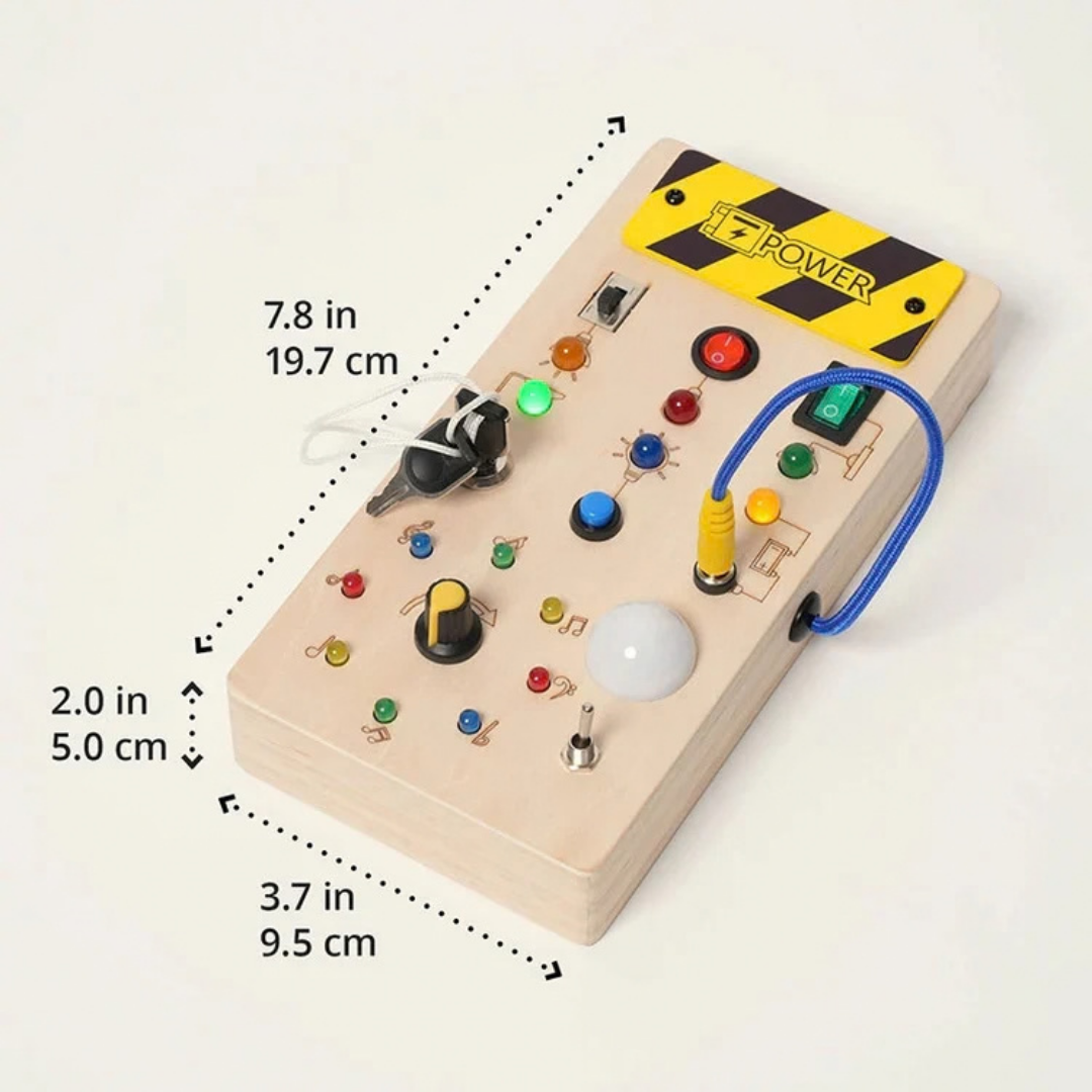 Yuvia™ Montessori Ahşap Anahtar Panosu