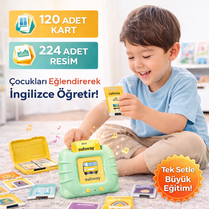 Yuvia Türkçe & İngilizce sesli kelime öğretim seti
