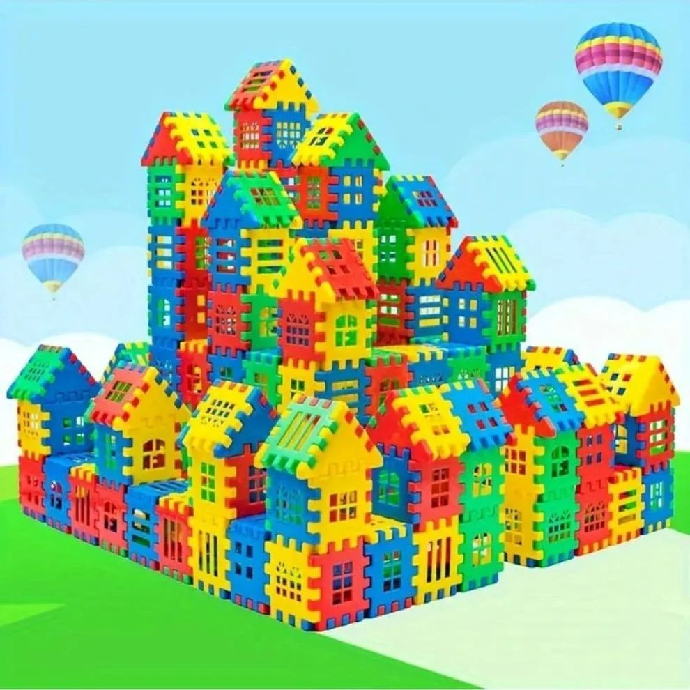 Yuvia™ Puzzle Şehri Yapı Oyuncakları