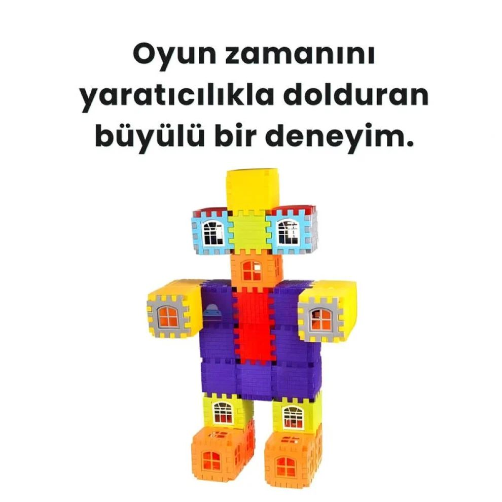 Yuvia™ Puzzle Şehri Yapı Oyuncakları